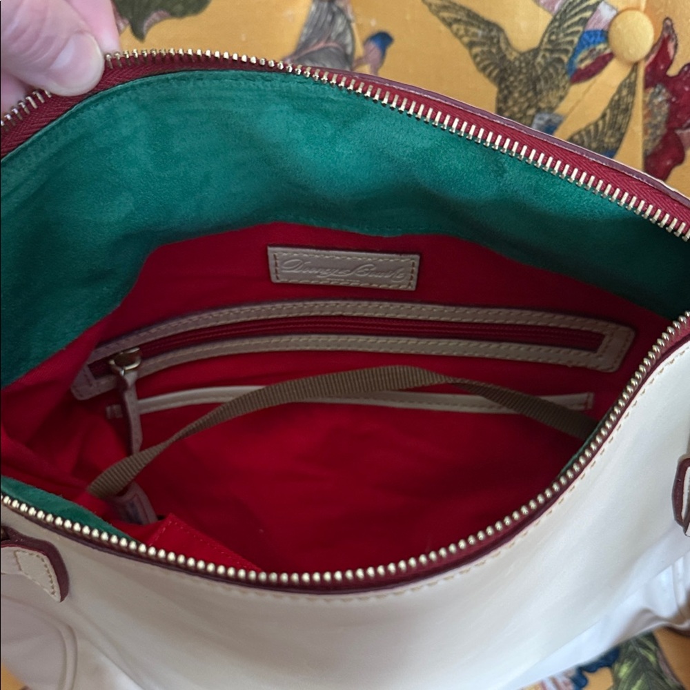 Dooney & Bourke Light Tan Florentine Crossbody Bag Y2K - Picture 6 of 9